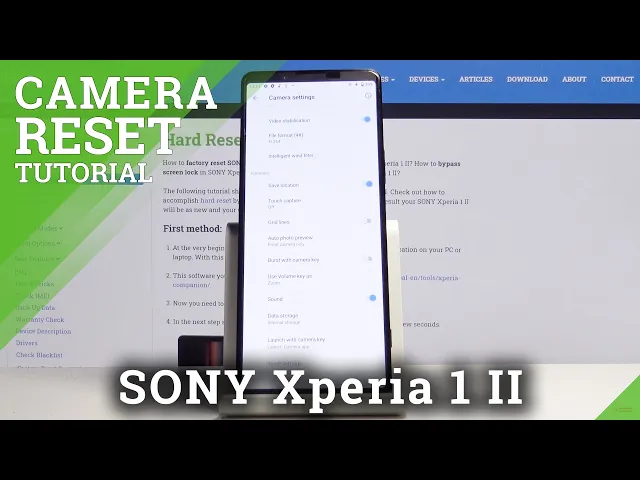 Video thumbnail for How to Reset Camera in SONY Xperia 1 II – Camera Settings