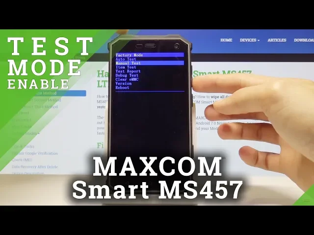 Video thumbnail for How to Activate Factory Mode in MAXCOM Smart MS457 Strong - Test Mode