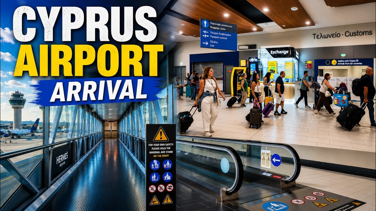 Video thumbnail for Cyprus Airport Arrival 2026 | First Impressions of Larnaca Airport