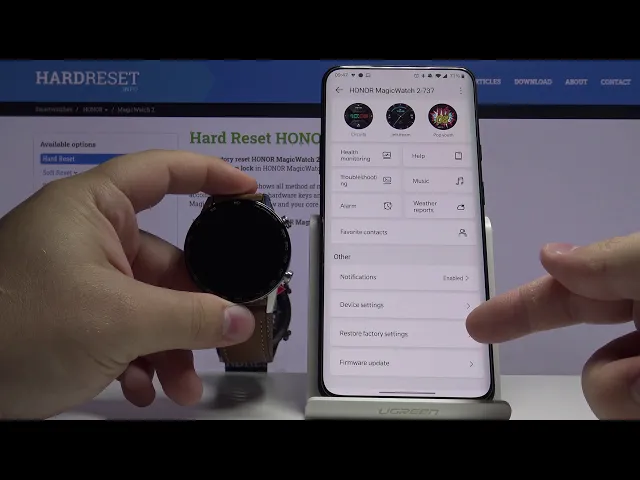 Video thumbnail for Hard Reset HONOR MagicWatch 2 via App – Wipe Data / Erase Storage