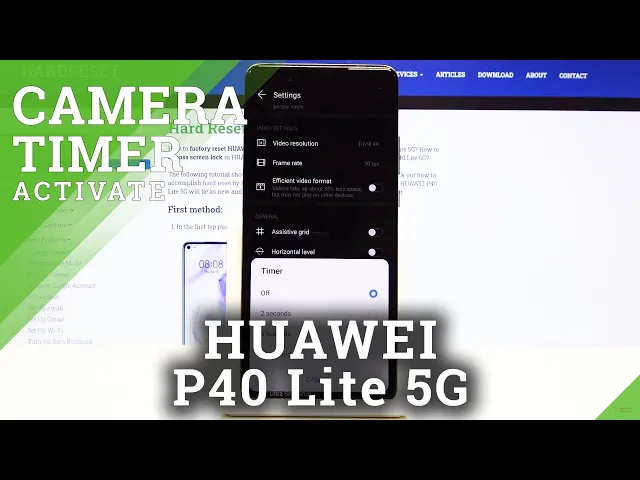 Video thumbnail for How to Activate Camera Countdown in Huawei P40 Lite 5G – Camera Timer