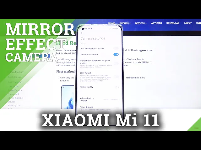 Video thumbnail for How to Manage Camera Mirror Effect in XIAOMI Mi 11 – Find Reflection Option