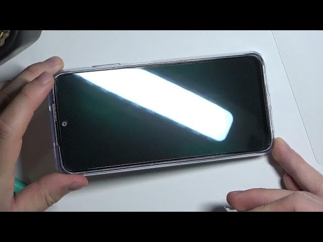 Video thumbnail for How to Apply Tempered Glass Screen Protector on POCO M5s