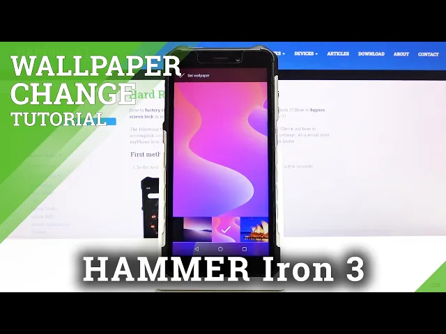 Video thumbnail for How to Change Wallpaper in myPhone Hammer Iron 3 – Desktop Update