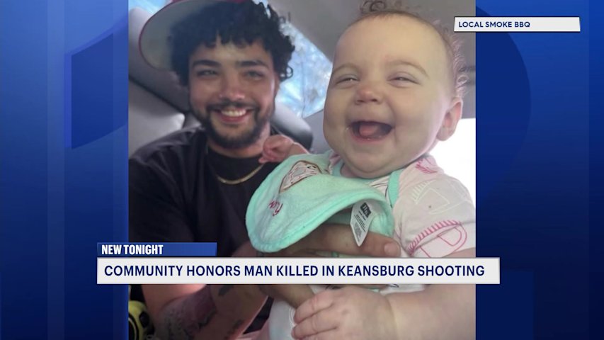 Video thumbnail for 'He has a baby boy coming next month.' Loved ones honor 28-year-old killed in Keansburg shooting