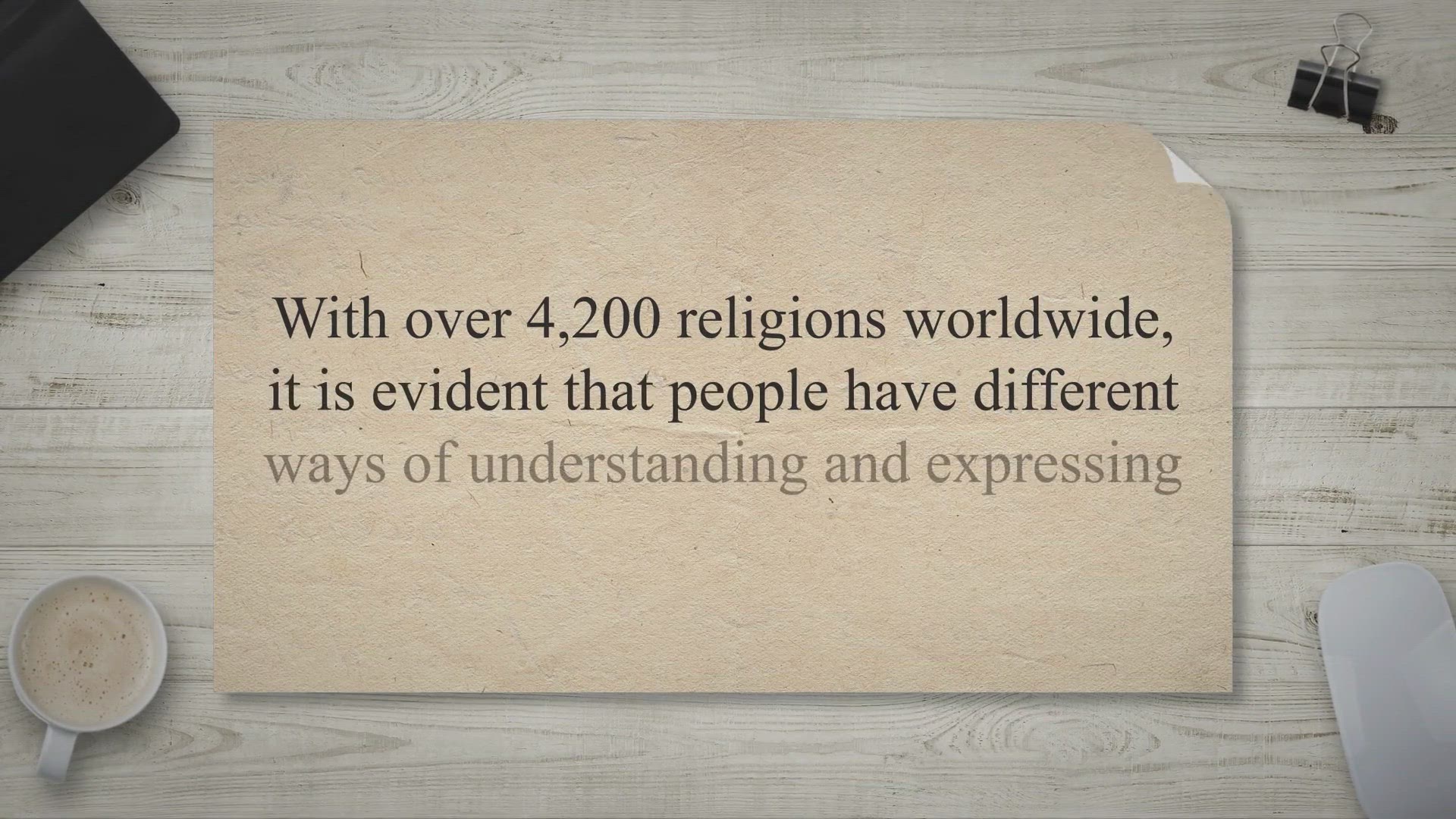 Video thumbnail for Discovering Unity in Diversity: Exploring Shared Beliefs and Practices of World Religions