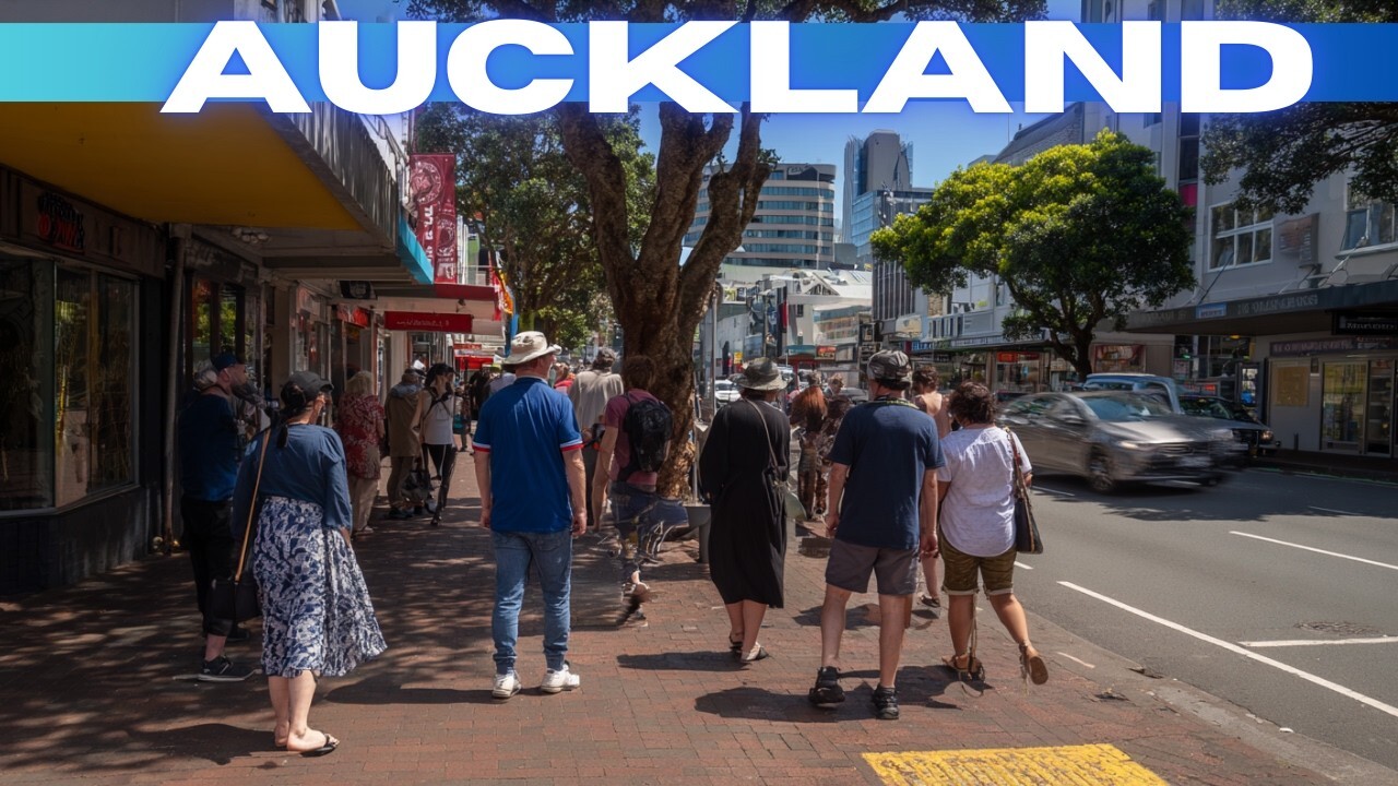 Video thumbnail for Auckland Walking Tour 2026  | Viaduct Harbour to Queen Street (4K City Walk)
