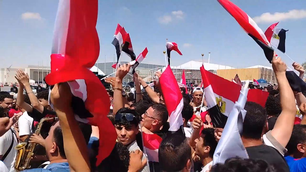 Video thumbnail for Egypt: Egypt fans greet national team after best-ever World Cup campaign.