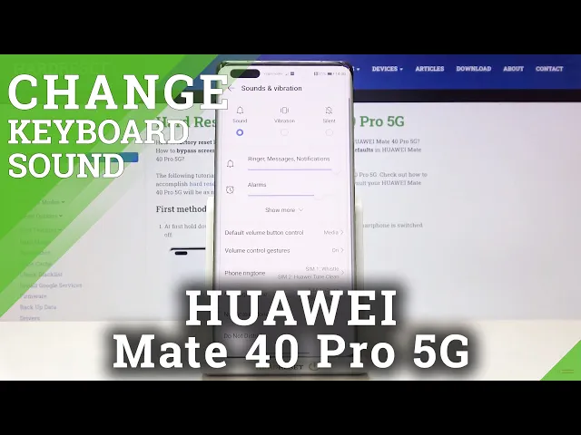 Video thumbnail for How to Turn Off Keyboard Sounds in HUAWEI Mate 40 Pro 5G – Keyboard Sound Settings