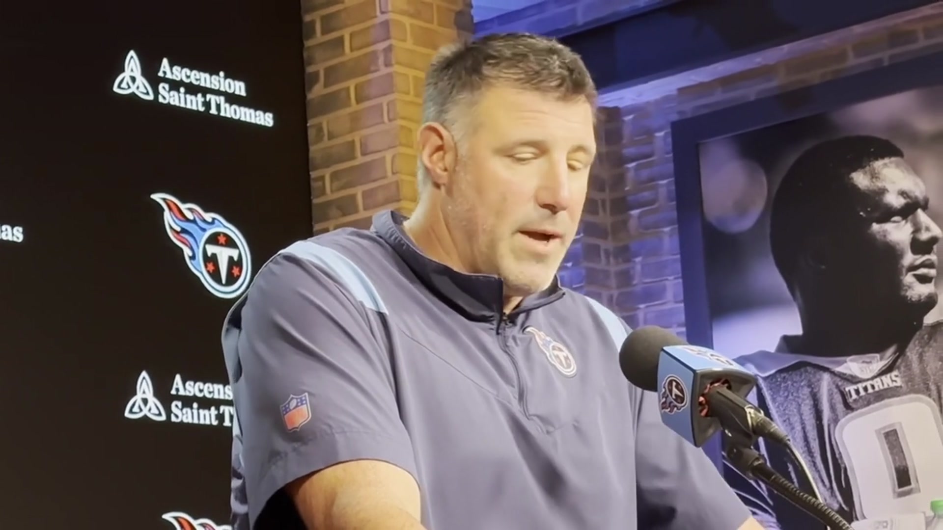 'Video thumbnail for Titans HC Mike Vrabel NOT Ready to Commit to Will Levis as Starting QB'