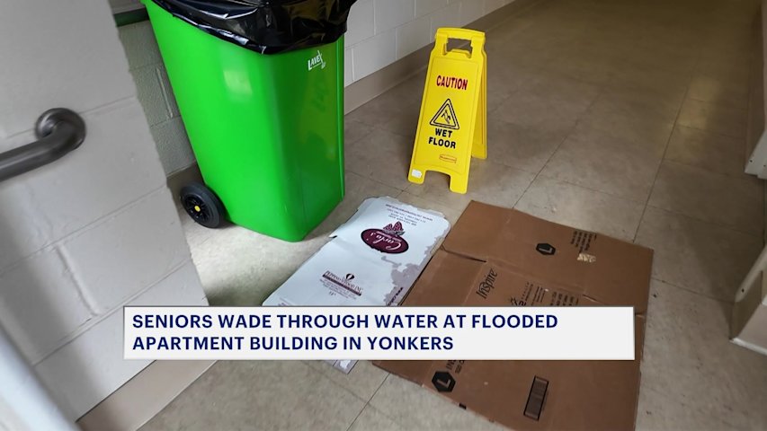 Video thumbnail for Flooded halls, broken door worry seniors at Yonkers housing complex