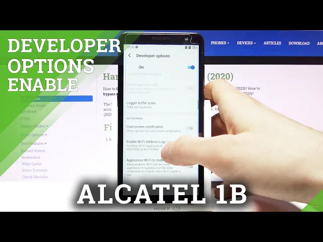 Video thumbnail for How to Access Developer Mode in ALCATEL 1B (2020) – Advanced Developer Functionalities