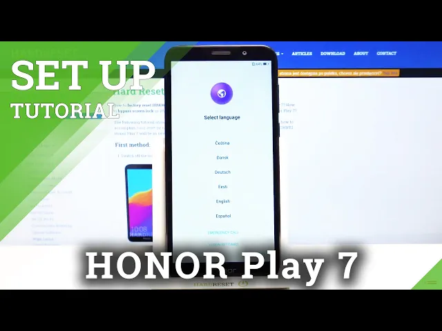 Video thumbnail for How to Set Up Huawei Honor Play 7 - Configuration & Activation Process