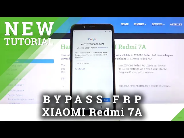Video thumbnail for How to Bypass Google Verification in XIAOMI Redmi 7A – Skip FRP