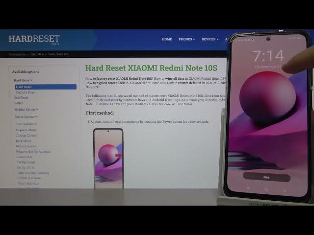 Video thumbnail for How to Change Wallpaper on XIAOMI REDMI NOTE 10S – Find Wallpaper Section