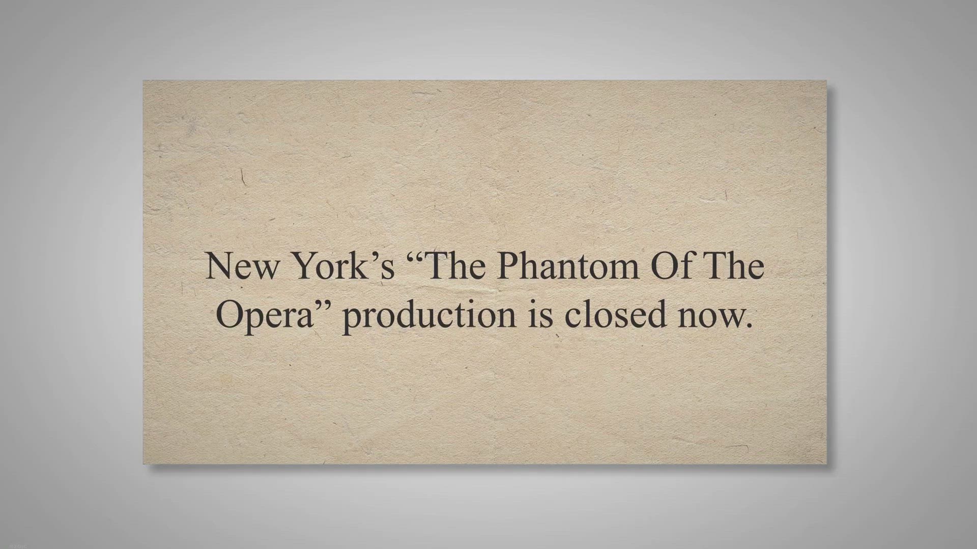Video thumbnail for Is Phantom Of The Opera Closing in 2023? - Are they shut down?