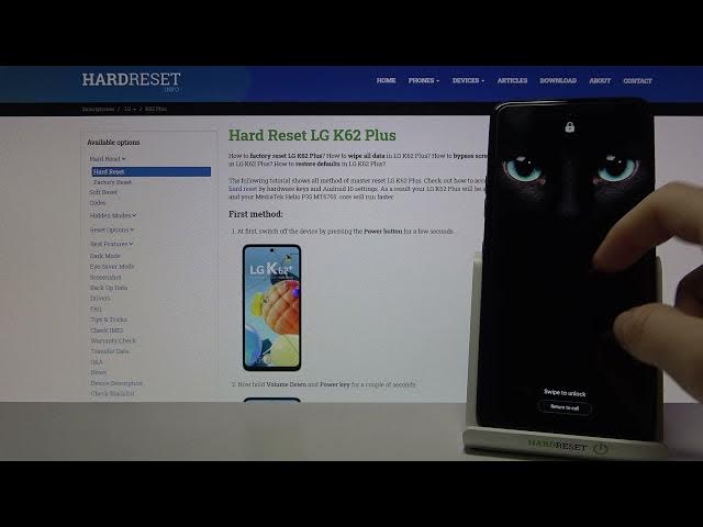Video thumbnail for LG K62 Plus Incoming Call - Dialer Settings Presentation