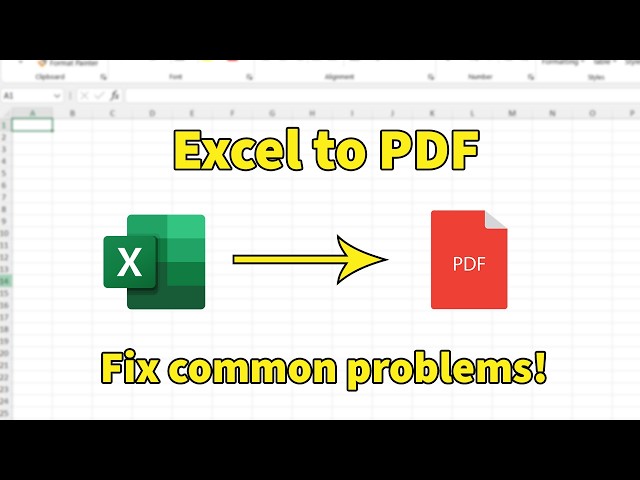 Video thumbnail for Problems you might face when saving as PDF from Excel