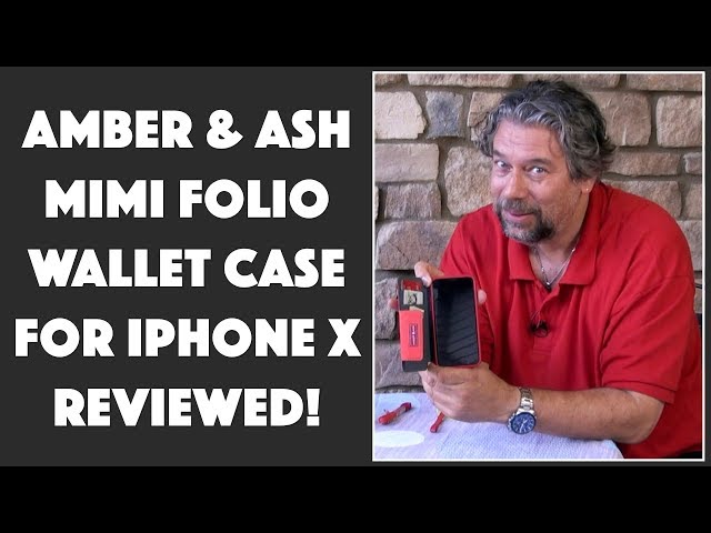 Video thumbnail for Amber & Ash Mimi Folio Wallet Case for iPhone X -- Reviewed!