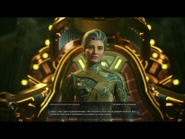 Video thumbnail for The Outer Worlds 2 - Equitable Arrangement: Meet With Ruth Basar Introduction Cutscene Dialogue Tree