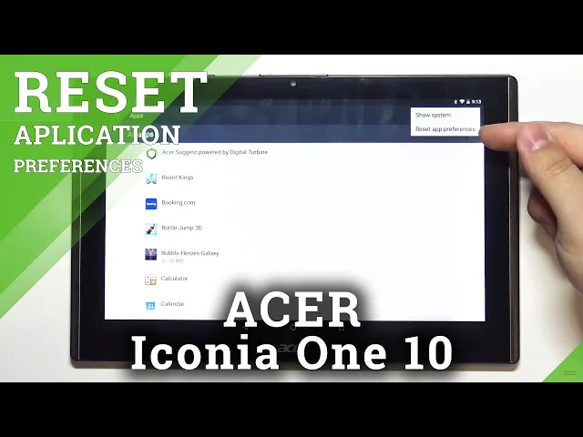 Video thumbnail for How to Restore App Defaults in ACER Iconia One 10 – Reset App Preferences