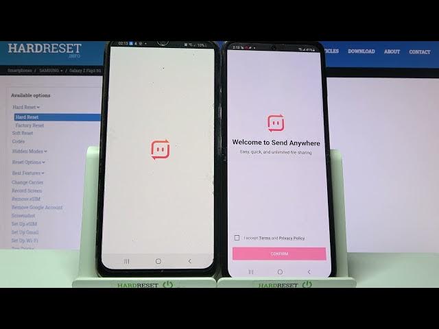 Video thumbnail for How to Transfer files from an Android Device to Samsung Galaxy Z Flip3 - Send Anywhere App