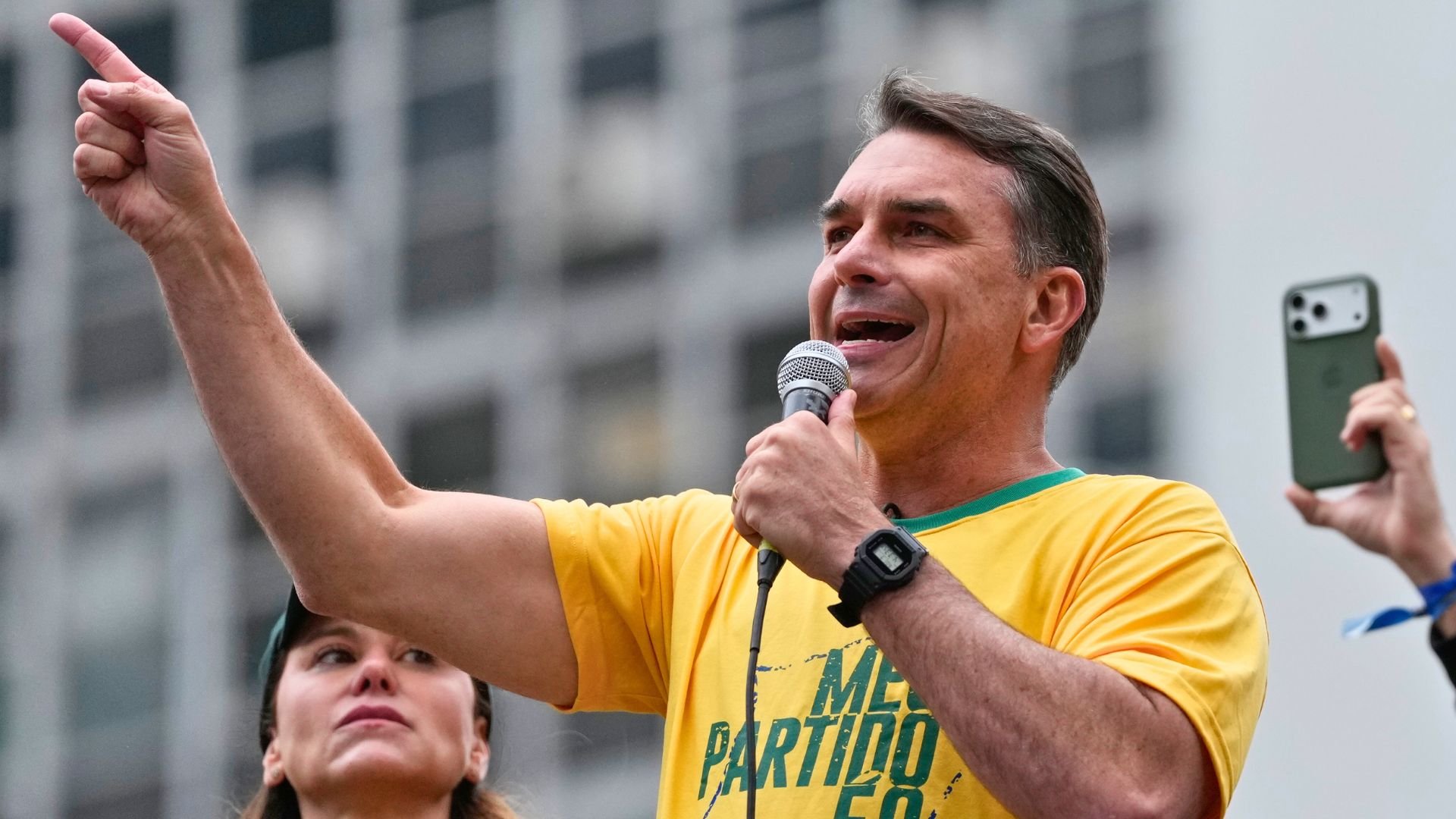 Video thumbnail for Brazil election sees Flavio Bolsonaro challenge Lula as supporters look to Trump
