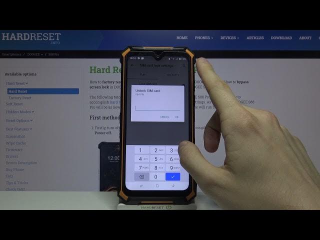 Video thumbnail for How to Remove SIM PIN from SIM Card in Doogee S88 Pro?