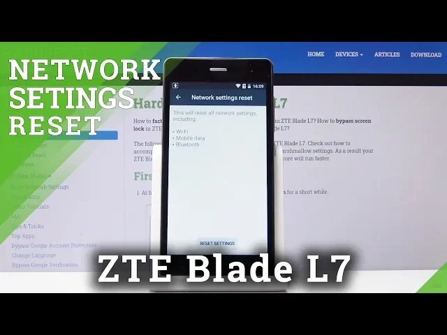 Video thumbnail for How to Reset Network in ZTE Blade L7 – Restore Network Configuration