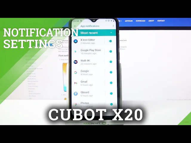 Video thumbnail for Customize Notifications Options – CUBOT X20 and Notifications Settings