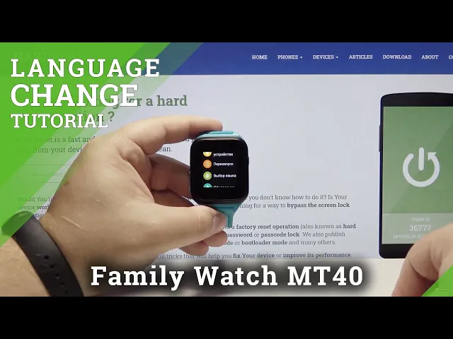 Video thumbnail for How to Change Language in ALCATEL TCL Family Watch MT40 – Update Language