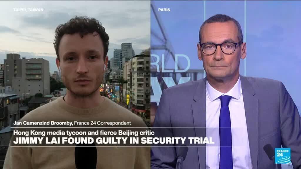 Video thumbnail for Media tycoon and Beijing critic Jimmy Lai found guilty in controversial security trial