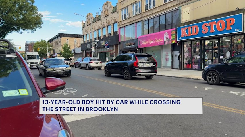Video thumbnail for 13-year-old boy injured after being struck by car in Brownsville