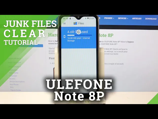 Video thumbnail for Delete Junk Files and Clean-Up Phone Memory - ULEFONE Note 8P