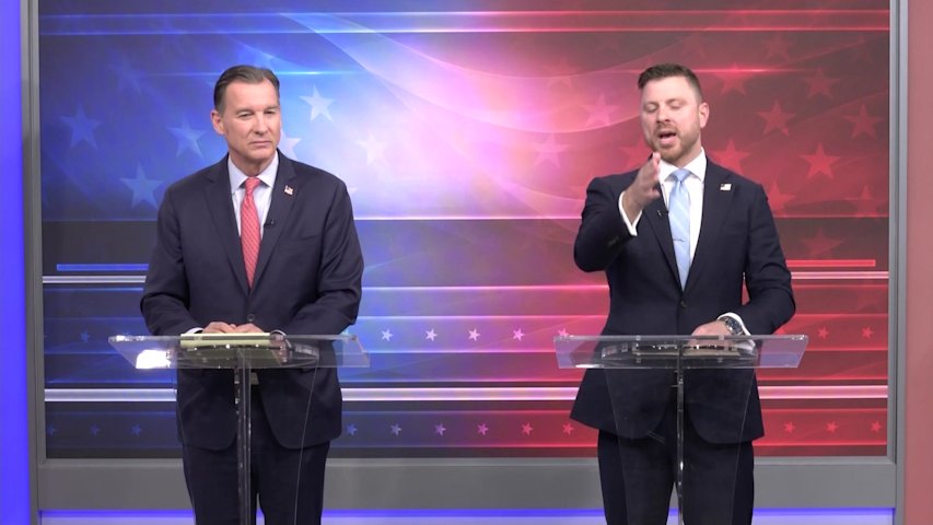 Video thumbnail for Suozzi, LiPetri clash on affordability, immigration in heated CD-3 debate