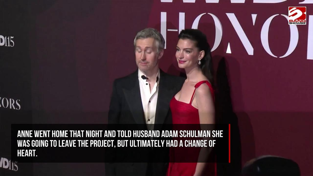 Video thumbnail for 'This is really bad': Why Anne Hathaway nearly quit Mother Mary