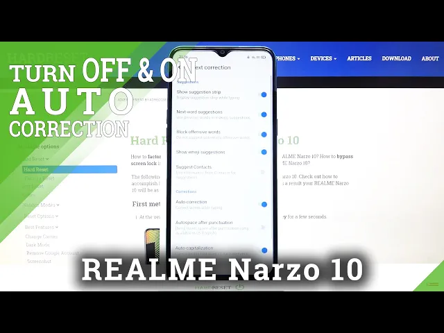Video thumbnail for How to Enable Autocorrection on REALME Narzo 10 – Text Replacement
