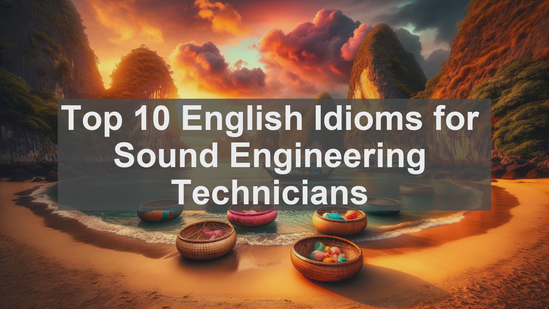 'Video thumbnail for Top 10 English Idioms for Sound Engineering Technicians'