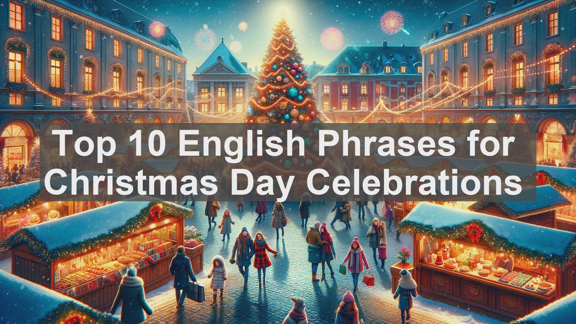 'Video thumbnail for Top 10 English Phrases for Christmas Day Celebrations'