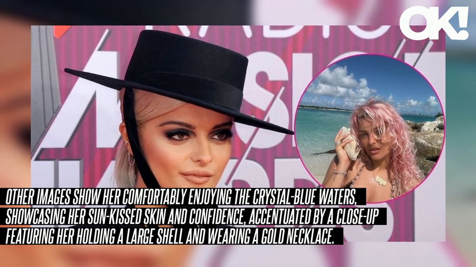 Video thumbnail for Bebe Rexha Shows Off Her Rear End in Skimpy Bikini During Lavish Beach Vacation: Photos