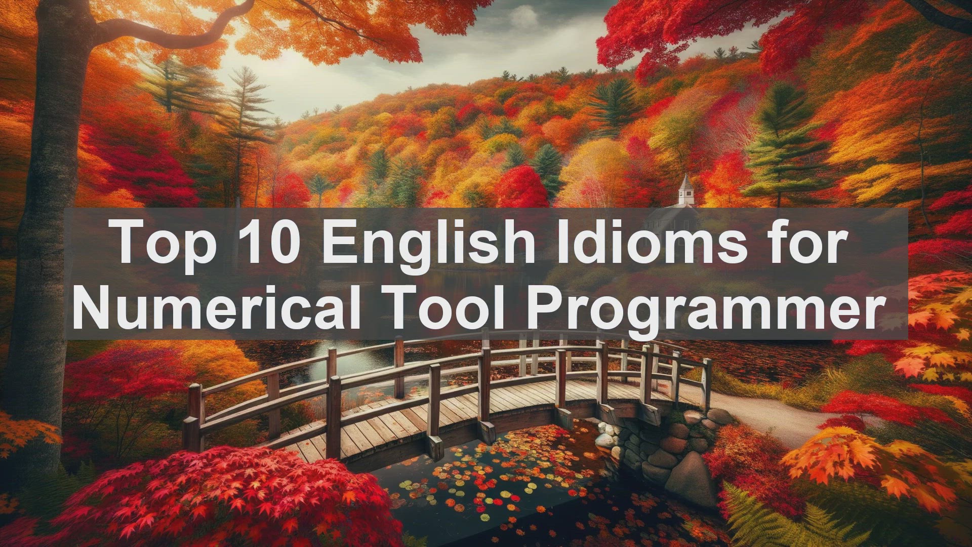 'Video thumbnail for Top 10 English Idioms for Numerical Tool Programmer'