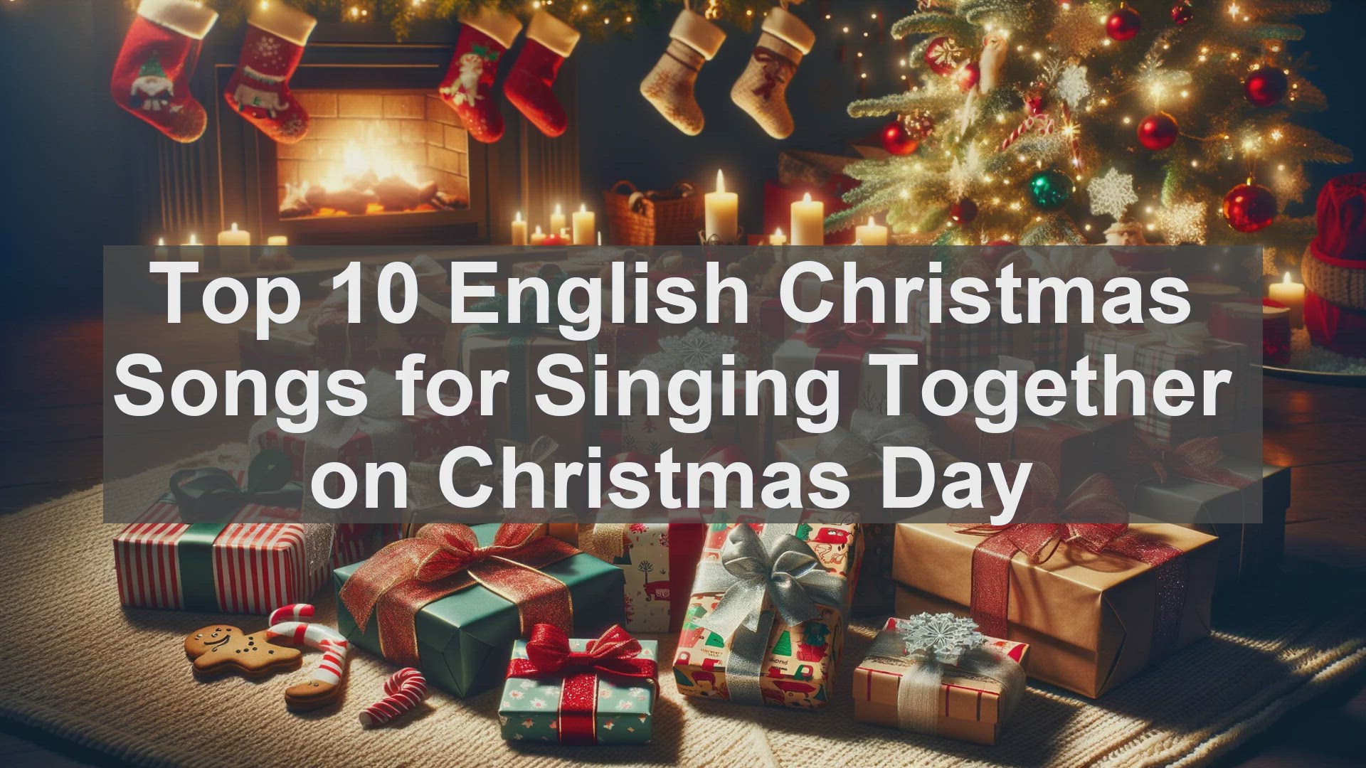 'Video thumbnail for Top 10 English Christmas Songs for Singing Together on Christmas Day'