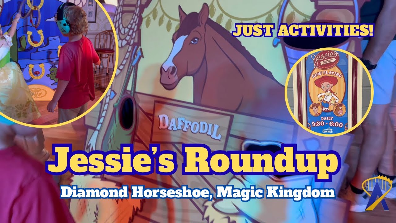 Video thumbnail for The Best Midday Break in Magic Kingdom: Jessie's Roundup Activities Walkthrough