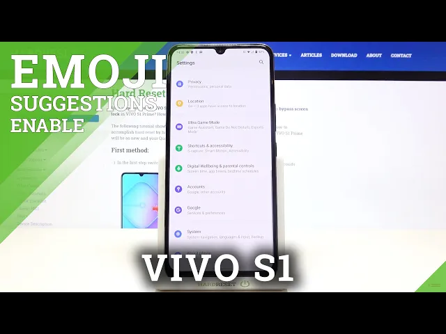 Video thumbnail for How to Turn On Emoji Suggestions in Vivo S1 – Find Emojis Option