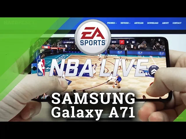 Video thumbnail for NBA Live on Samsung Galaxy A71 – Gaming Quality Checkup