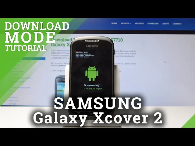 Video thumbnail for DOWNLOAD MODE in SAMSUNG Galaxy Xcover2 - How to Enter & Quit Flash Mode