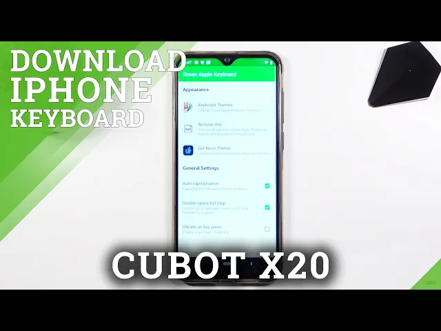 Video thumbnail for How to Apply iOS Keyboard in Cubot X20 - Install Green iPhone Keyboard
