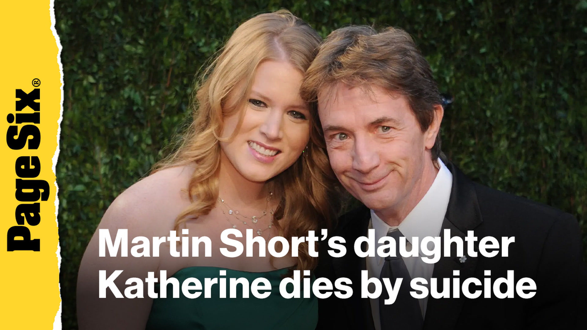 Video thumbnail for Martin Short's daughter Katherine dies by suicide at 42