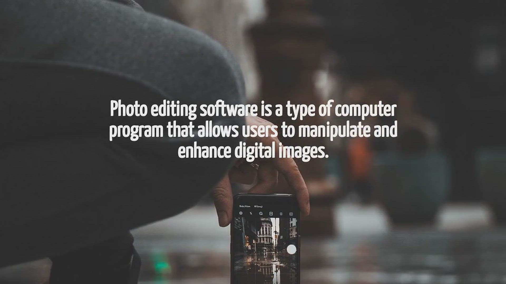 Video thumbnail for What Is Photo Editing Software