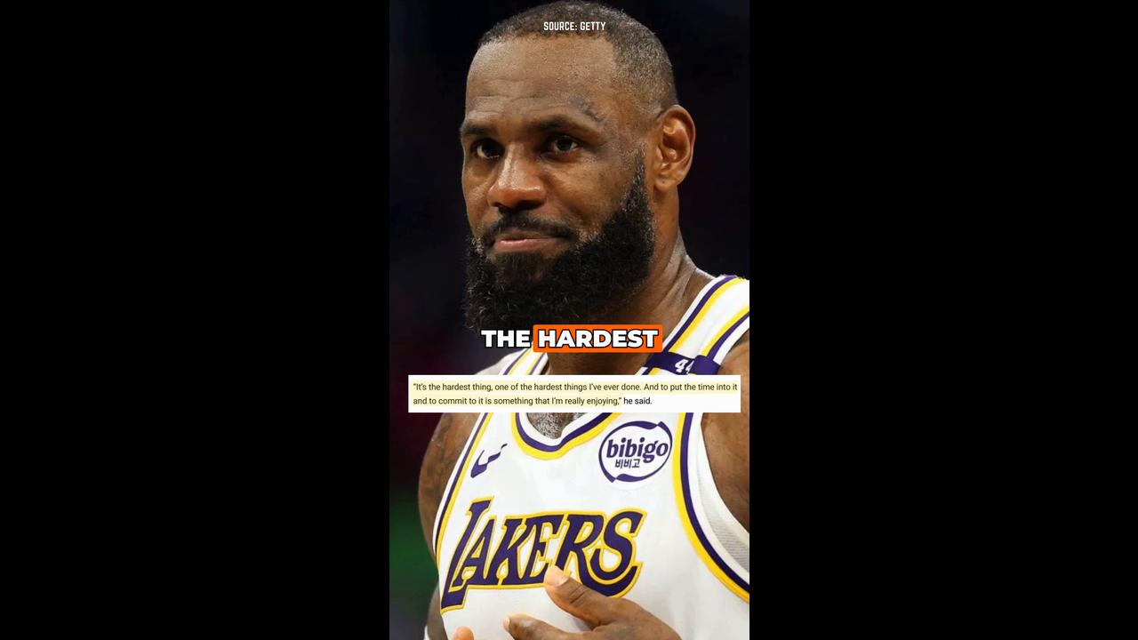 Video thumbnail for LeBron James Admits He’s Obsessed With Golf — “One of the Hardest Things I’ve Ever Done”